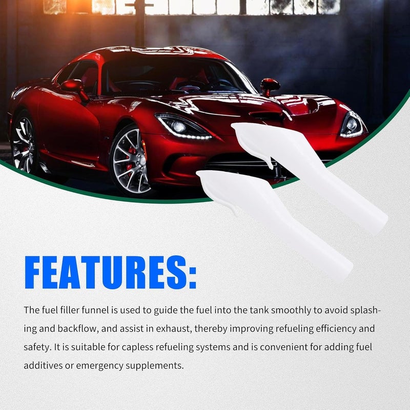 OXCANO 8U5Z-17B068-B 2PCS Fuel Filler Gas Tank Funnel Tube Compatible with Ford F150 2009-2016, Edge Sport 2012-2016, Taurus 2010-2017, Explorer 2010-2014, Lincoln MKC 2015-2018, MKX 2016-2018, MKZ - Image 5